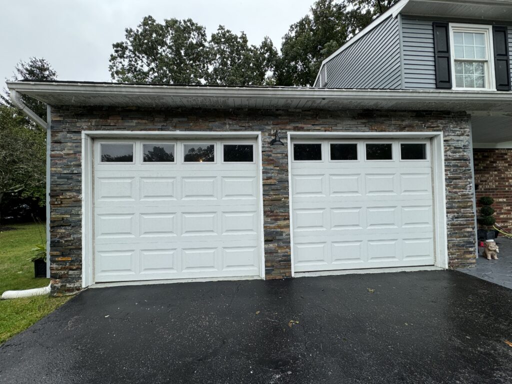 beautiful garage door installed